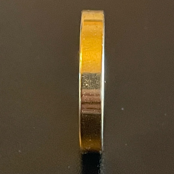 3.5mm gold stainless steel ring - Picture 4 of 10